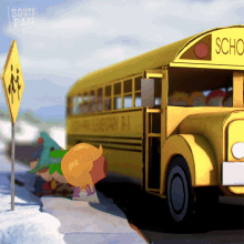 Getting On The Bus Kenny GIF - Getting On The Bus Kenny Eric Cartman GIFs