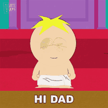 Hi Dad Butters Stotch GIF - Hi Dad Butters Stotch South Park GIFs