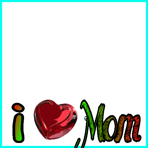 Mom I Love Mom Sticker - Mom I Love Mom Heart Stickers