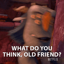 What Do You Think Old Friend Blinky GIF - What Do You Think Old Friend Blinky Trollhunters Tales Of Arcadia GIFs