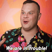 We Are In Trouble Nina West GIF - We Are In Trouble Nina West Rupaul'S Drag Race All Stars GIFs