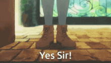 Yes Sir Anime GIF - Yes Sir Anime Violet GIFs