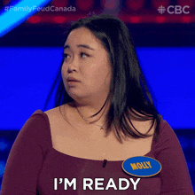 I'M Ready Molly GIF - I'M Ready Molly Family Feud Canada GIFs