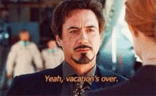 Yeah, Vacation'S Over GIF - Vacationover Vacation Is Over Vacations Over GIFs