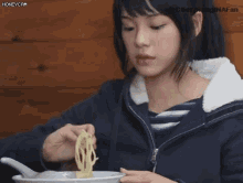 Cherprang Noodles GIF - Cherprang Noodles Bnk48 GIFs
