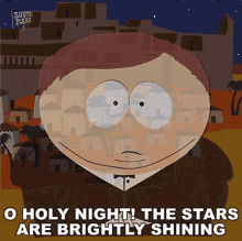 O Holy Night The Stars Are Brightly Shining Eric Cartman GIF - O Holy Night The Stars Are Brightly Shining Eric Cartman O Holy Night GIFs