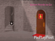 Queen'S Running Into The Bathroom GIF - Queen'S Running Into The Bathroom GIFs