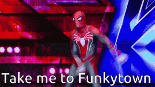 Spider Man Take Me GIF - Spider Man Take Me Funkytown - Discover & Share  GIFs