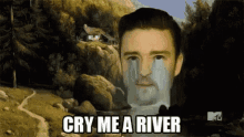 justin timberlake cry me a river meme