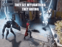 They See My Lightning They Hating Marvels Avengers GIF