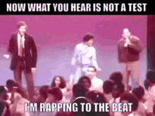 sugarhill gang rappers delight what you hear is not a test im rapping to the beat hip hop