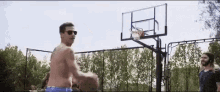 You'Re Welcome GIF - Andy Samberg Basket Ball Shooting GIFs