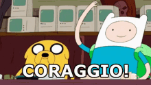 Coraggio Forza Ce La Puoi Fare Sii Forte Adventure Time GIF