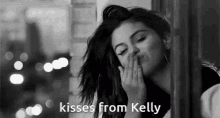 Kisses Selena Gomez GIF - Kisses Selena Gomez Flying Kiss GIFs