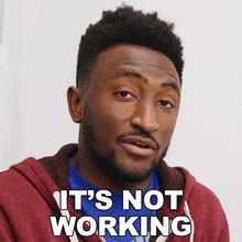 Its Not Working Marques Brownlee GIF - Its Not Working Marques Brownlee Its Not Functioning GIFs