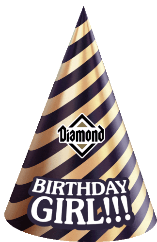 Birthday Diamond Pet Foods Sticker - Birthday Diamond Pet Foods Birthday Hat Stickers