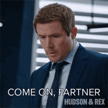 Come On Partner Charlie Hudson GIF - Come On Partner Charlie Hudson Hudson And Rex GIFs