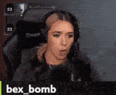 Bexbomb Bex Bomb GIF - Bexbomb Bex Bomb Shock GIFs
