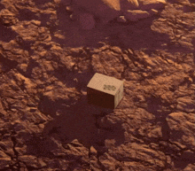 a cube with the word sos on it