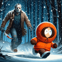 South Park Friday The 13th GIF - South Park Friday The 13th Jason Voorhees GIFs