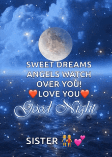 good night sweet dreams love