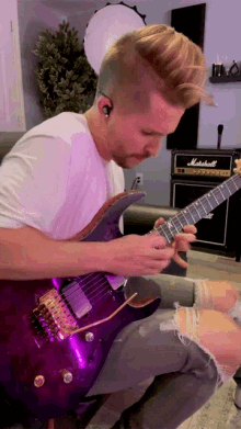 Playing The Guitar Cole Rolland GIF - Playing The Guitar Cole Rolland Rock And Roll GIFs