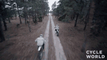 race motorcycle riding forest bikers