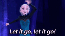 Let It Go, Let It Go! - Frozen GIF - Let It Go Elsa Disney GIFs