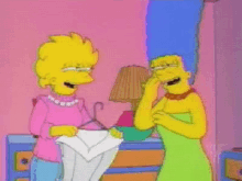 Lisa Simpsons Riendose GIF - Lisa Simpsons Riendose Marge Simpsons GIFs