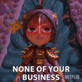 None Of Your Business Maya GIF - None Of Your Business Maya Zoe Saldana GIFs