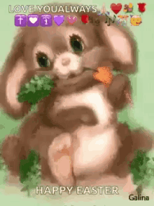 Bunny Happy Easter GIF - Bunny Happy Easter Easter Sunday GIFs