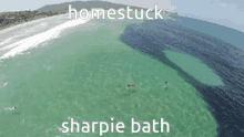Homestuck Sharpie Bath GIF - Homestuck Sharpie Bath Oil Spill GIFs