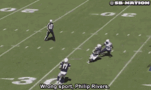Phil Rivers Wrong Sport GIF - Phil Rivers Wrong Sport Football GIFs