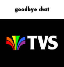 a picture of a rainbow with the words goodbye chat above it