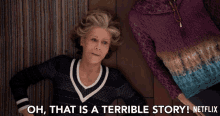 Oh That Is A Terrible Story Grace GIF - Oh That Is A Terrible Story Grace Jane Fonda GIFs