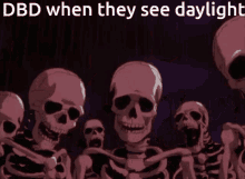Daylight Berserk Skeleton GIF - Daylight Berserk Skeleton Skeleton Meme GIFs
