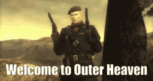 Welcome To Outer Heaven Metal Gear GIF - Welcome To Outer Heaven Outer Heaven Metal Gear GIFs