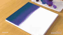 a painting on a canvas is made by joony art