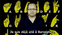 Je Suis Deja Alle A Barcelone Lsf Usm67 GIF - Je Suis Deja Alle A Barcelone Lsf Usm67 Sign Language GIFs