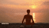 Yoga Beach GIF - Yoga Beach Sunset GIFs