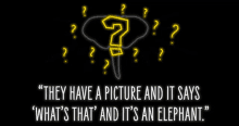 They Have A Picture And It Says Whats That And Its An Elephant Crooked Media GIF - They Have A Picture And It Says Whats That And Its An Elephant Crooked Media Pod Save America GIFs