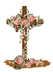 flowers and crosses