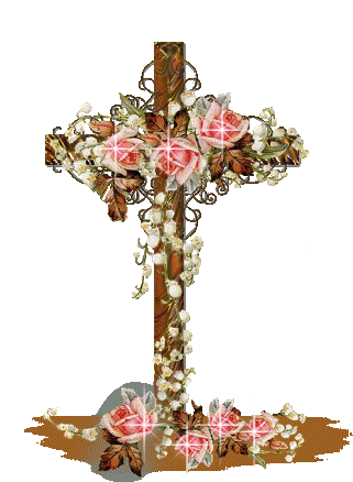 Flowers And Sticker - Flowers And Crosses Stickers