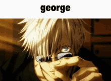 George Blue Eyes GIF - George Blue Eyes Jujutsu Kaisen GIFs