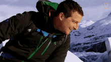 yeah bear grylls rob riggle ice climbing in iceland running wild with bear grylls yes