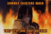 Summer Summer Enjoyers GIF - Summer Summer Enjoyers Summer Enjoyers When They Step One Foot Outside GIFs
