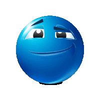 Blue Emoji Sticker - Blue Emoji Stickers
