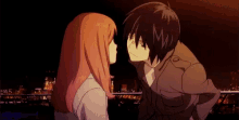 Anime Love Kiss GIF