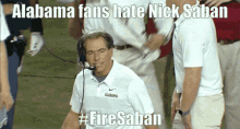 Alabama Fans Nick Saban GIF - Alabama Fans Nick Saban Alabama Crimson Tide GIFs
