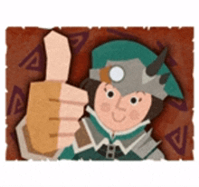 mhw mhw reaction mhw sticker thumbs up monster